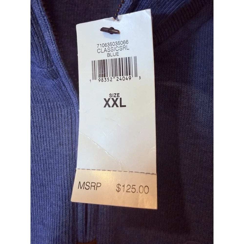 Polo Ralph Lauren Quarter-Zip Pullover Men's XXL Blue NWT $125